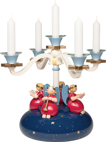 6205/12, Four Arm Candelabra, with 4 Angels