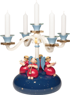 6205/12, Four Arm Candelabra, with 4 Angels