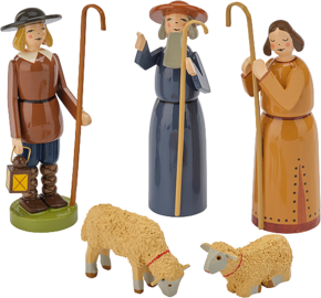 5250/SET2, Nativity Scene, Small, 5 Figurines