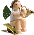 650/90/17, Angel with French Horn, on Clip