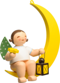 650/70/51, Angel with Star and Lantern, in Moon