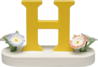 634/23/H, Letter H, with Flowers