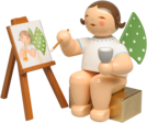 650/2023, Birthday Angel 2023, with Easel