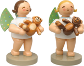 650/2026/WCF, Angel with Colored Dots on its Wings and Teddy Bear