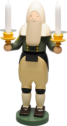 582, Miner with Candle Holders