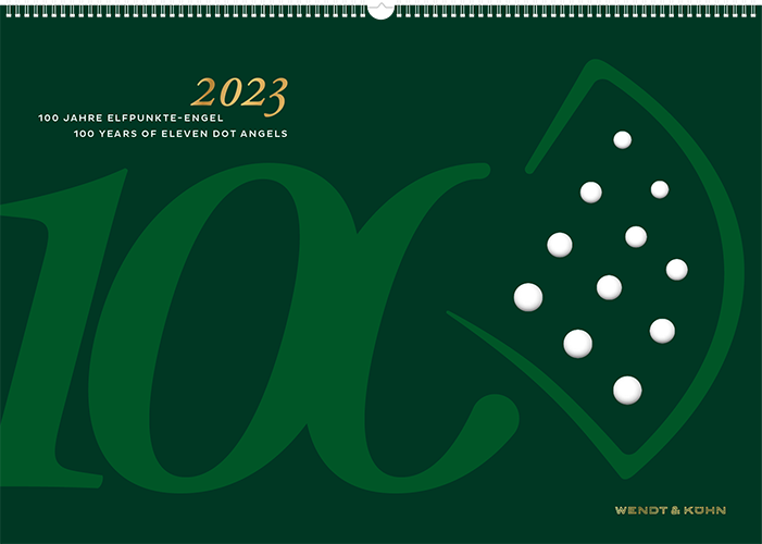 JK2023, Anniversary Calendar 2023, 100 Years of Eleven Dot Angels