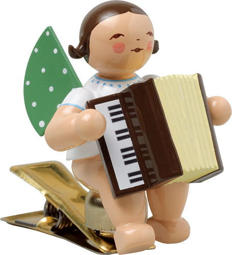 Angel with Accordion, on Clip
