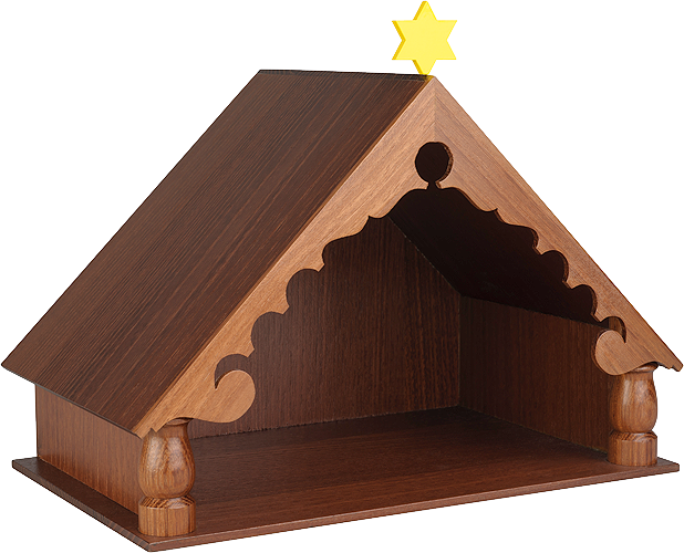 Stable, for Nativity Figurines