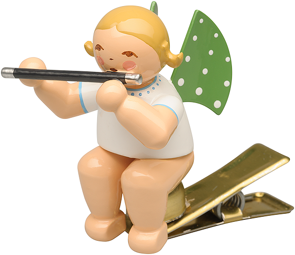 Angel with Flute, on Clip