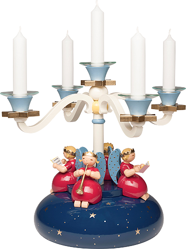 Four Arm Candelabra, with 4 Angels