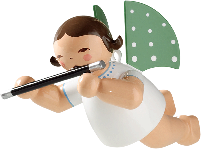 Angel with Transverse Flute, Suspended